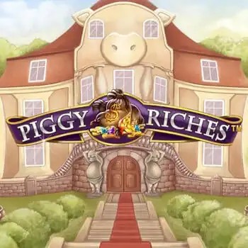 Piggy Riches slot visual from NetEnt available on tuuricasinos.com